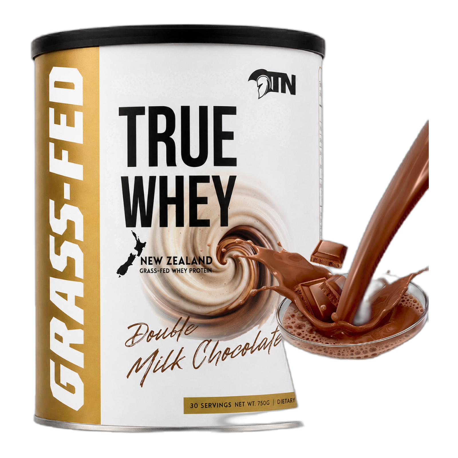 Titan True Whey 100% Grass-Fed (30 Servings) - Double Milk Chocolate