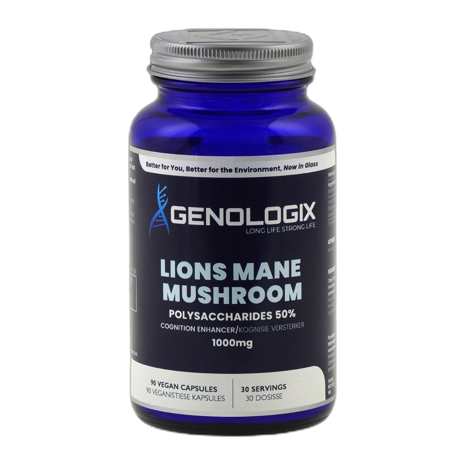 Lions Mane Mushroom 1000mg (30 servings x 90 capsules)