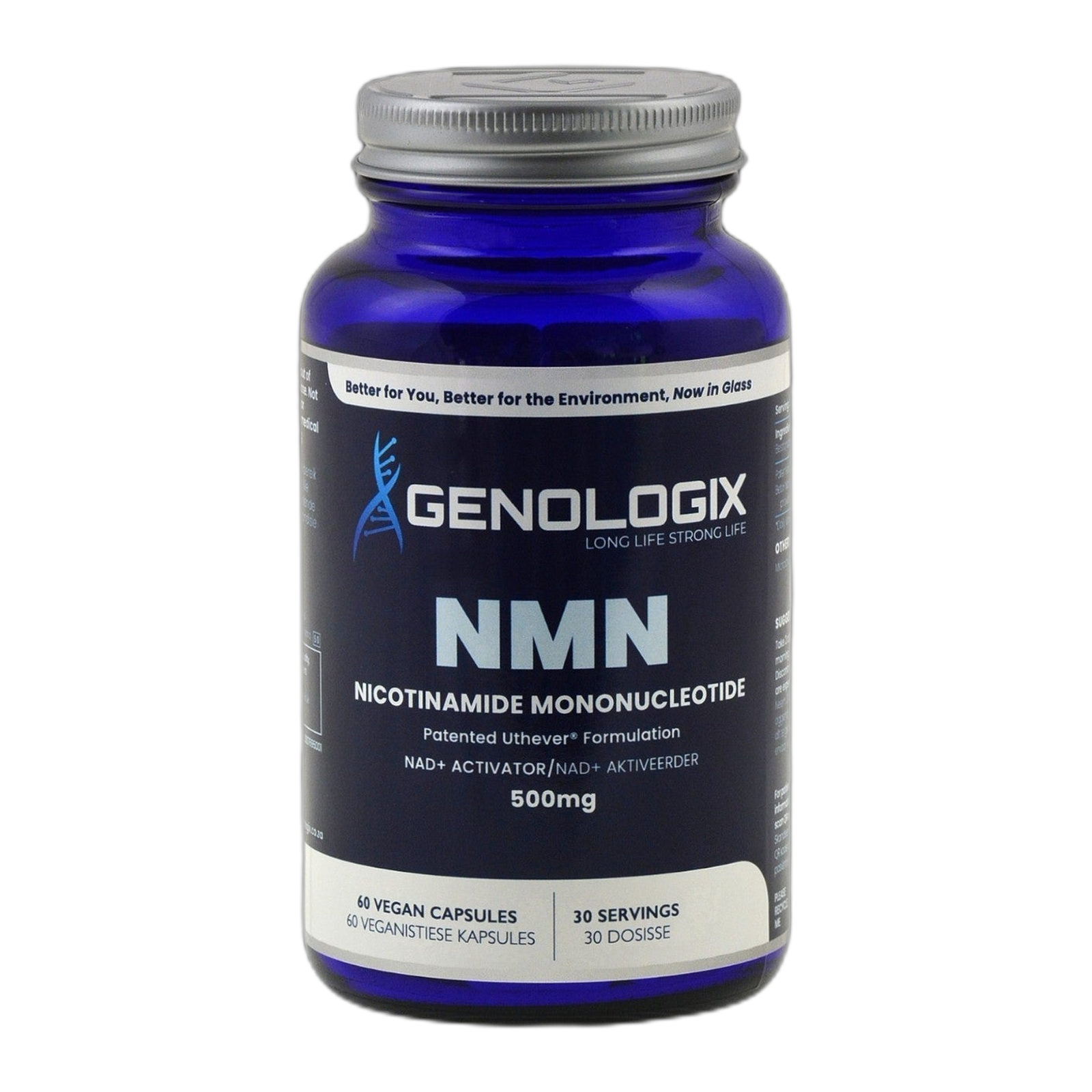 NMN (Nicotinamide Mononucleotide) 500mg (30 serv x 60 caps)