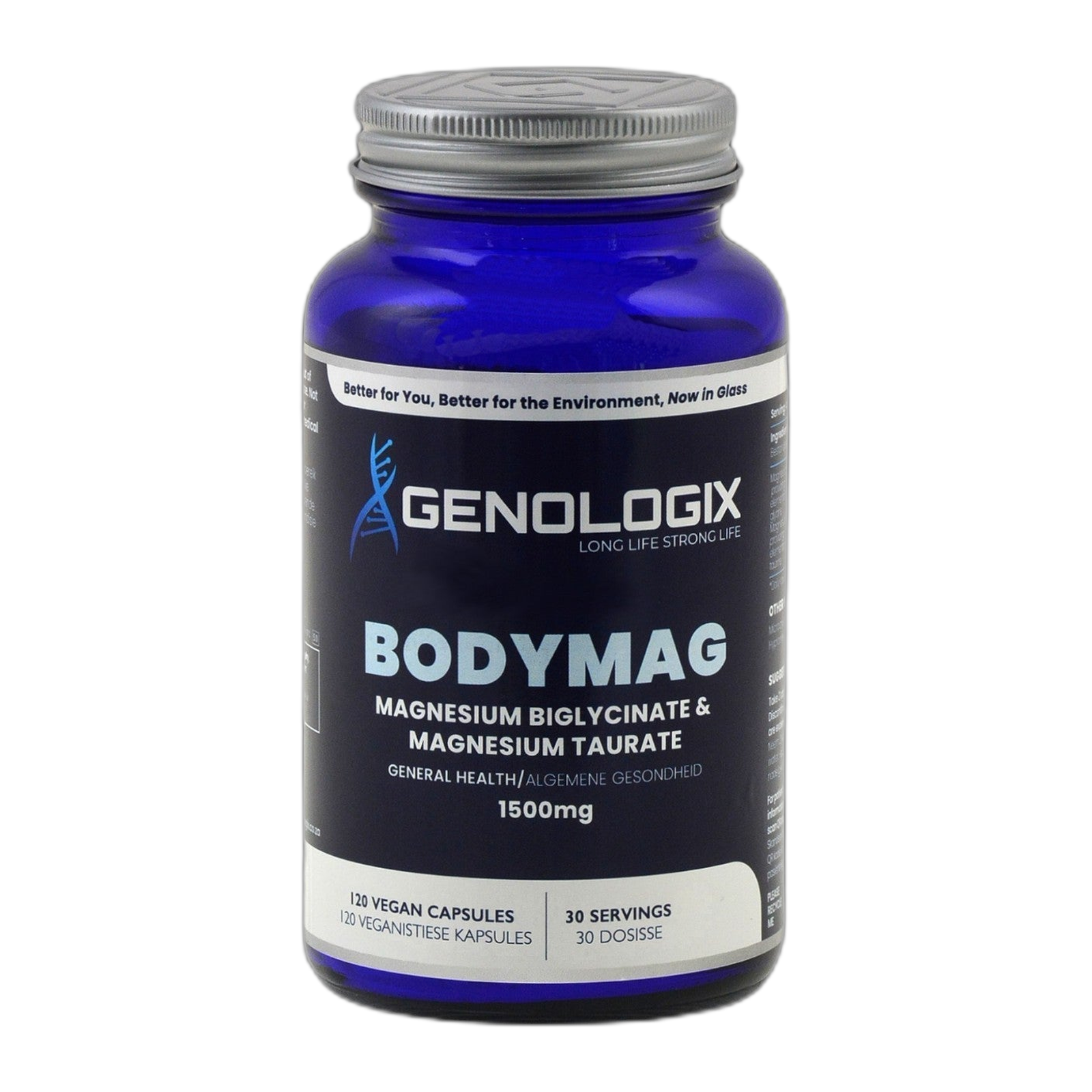 BodyMag (Magnesium Combo) 1500mg (30 servings x 120 capsules)