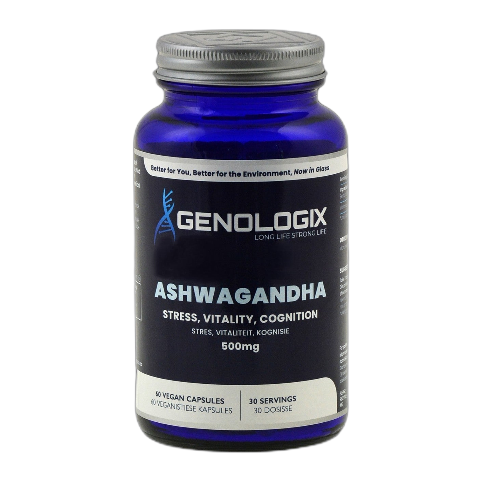 Ashwagandha 500mg (30 servings x 60 capsules)