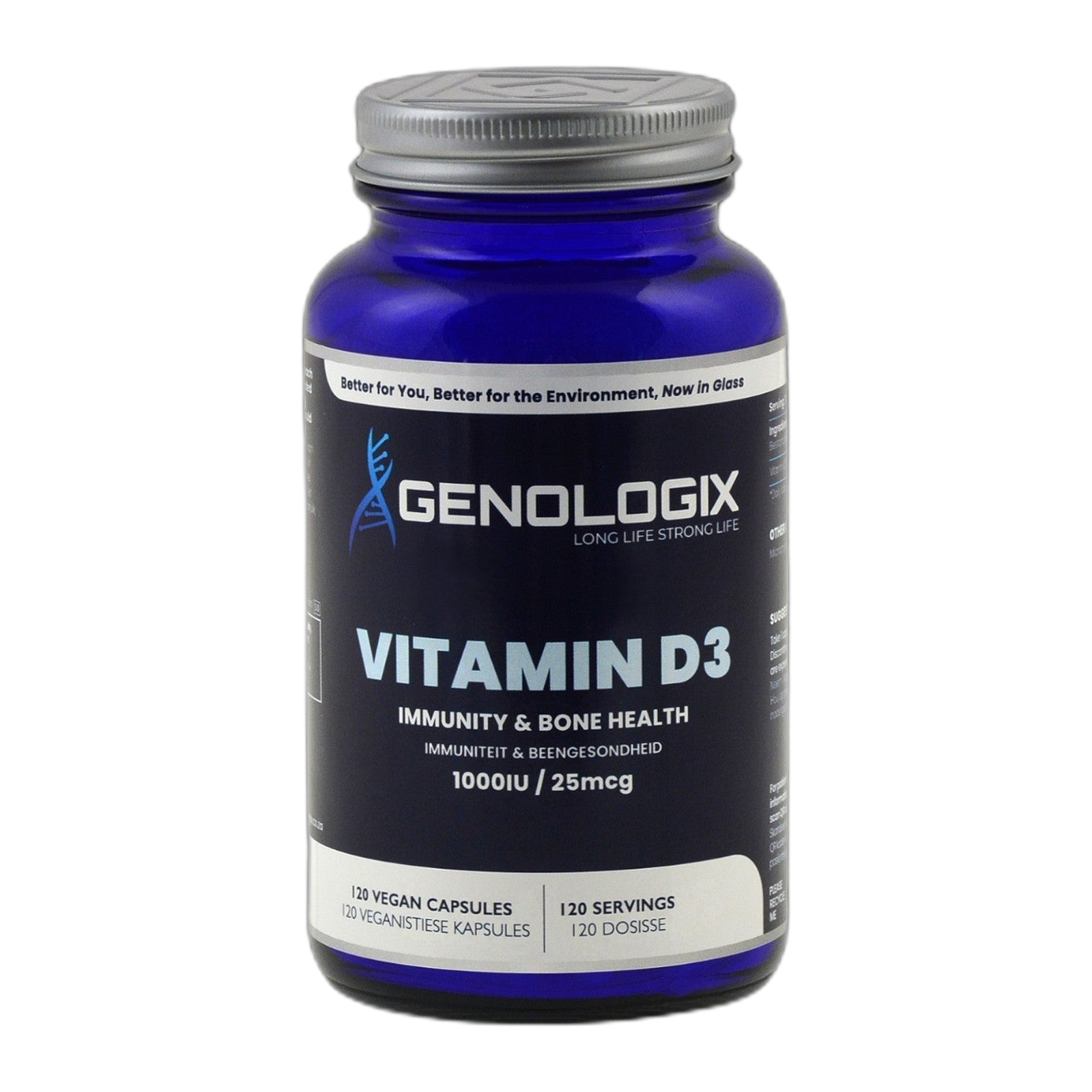 Vitamin D3 1000 IU 25mcg (120 Servings x 120 Capsules)