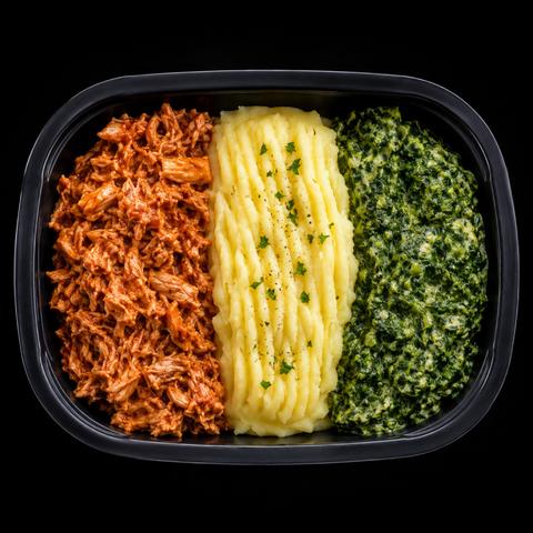Steakhouse Chicken, Mash & Creamed Spinach
